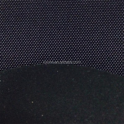 Black 100% Nylon Coated 210D PVC Fabric for Bag Manufacturing Material