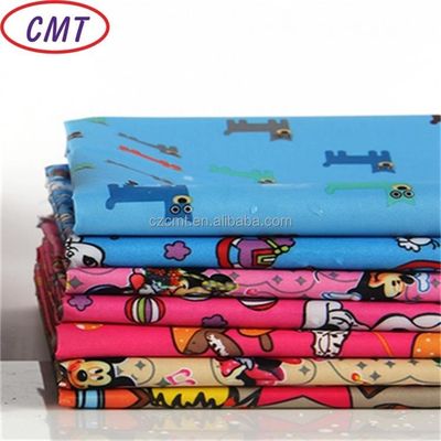 Waterproof PU Coated Oxford Fabric Plaid 100% Polyester Cartoon Print