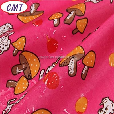 Waterproof PU Coated Oxford Fabric Plaid 100% Polyester Cartoon Print