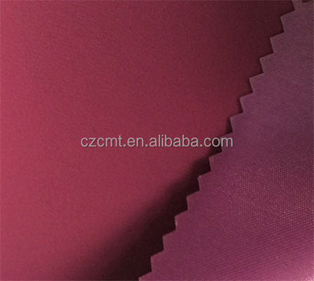 350-500gsm Plain Style Polyester Microfiber Fabric with Foam PVC Backing