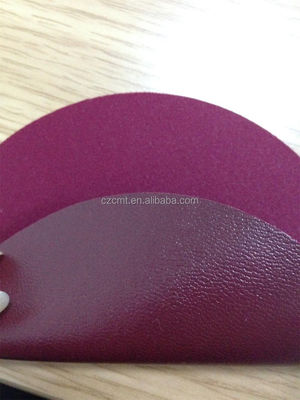 350-500gsm Plain Style Polyester Microfiber Fabric with Foam PVC Backing