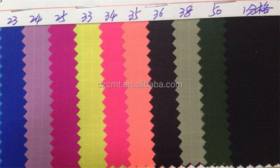 Flexible and Durable PU Coated 210D Ripstop Nylon Fabric for Shoes