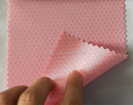 Coated Pink Bar Diamond Implicit Jacquard 100% Polyester Oxford Fabric for Items