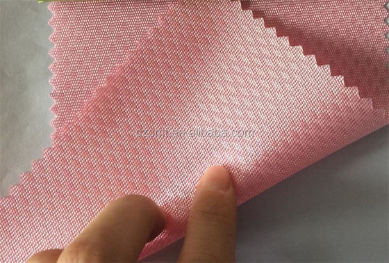Coated Pink Bar Diamond Implicit Jacquard 100% Polyester Oxford Fabric for Items