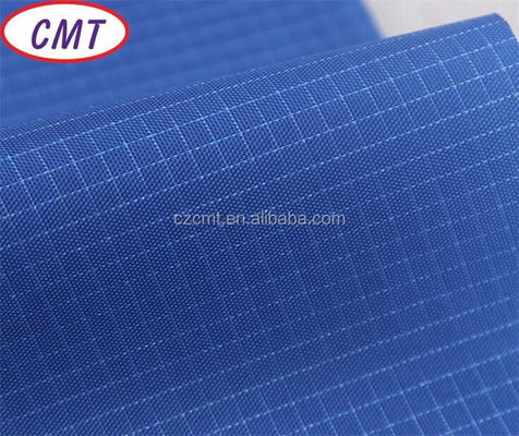 200D PU Coated Double Colors Waterproof Grid Nylon Oxford Fabric with Customized Color