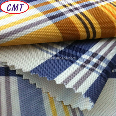 600d Polyester Oxford Printed Fabric Waterproof and Coated for Sun-Resistant Awnings