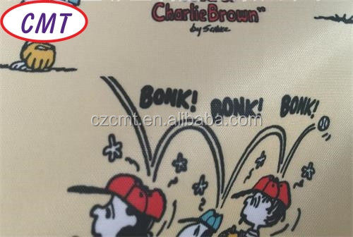 Choose from a Variety of Widths 58/60&quot; Printing Coated with Snoopy Polyester Fabric
