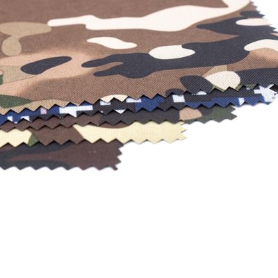 Custom Colors Camo Fabric Ripstop Camouflage Polyester Cotton Printed Nylon Fabric