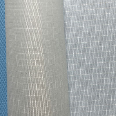 Polyester FDY Ripstop Checked Fabric of Changzhou Cement Supply PU Coated Fabric for Tent