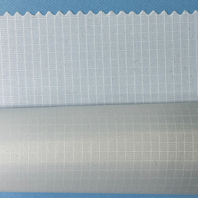 Polyester FDY Ripstop Checked Fabric of Changzhou Cement Supply PU Coated Fabric for Tent