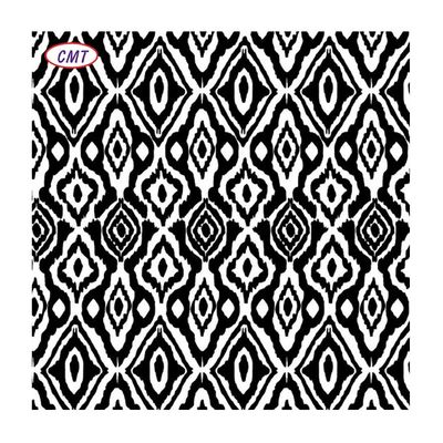100D DTY Jersey Fabric Printed Brush Knitting Poly Spandex DTY Print Fabric for Clothing