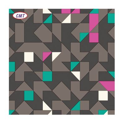 Digital Triangle Diamond Printed Oxford Fabric Medium Weight for Tablecloth Bags
