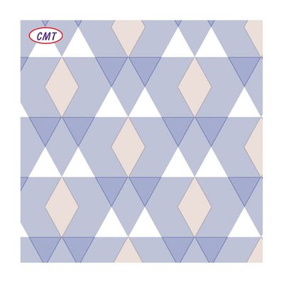 Digital Triangle Diamond Printed Oxford Fabric Medium Weight for Tablecloth Bags