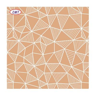 Digital Triangle Diamond Printed Oxford Fabric Medium Weight for Tablecloth Bags