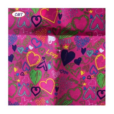 100% Polyester Printed 150gsm Woven Floral Flower Fabrics for Dresses A4 Size Sample