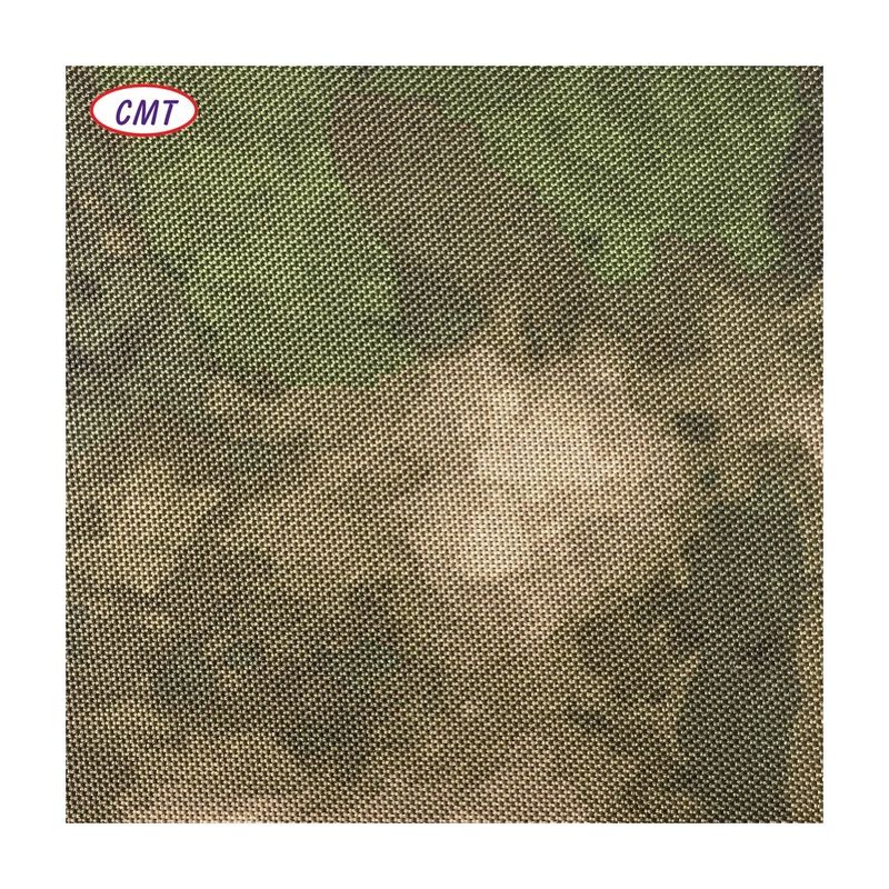 Customized Waterproof Camouflage Print 600D Polyester Oxford PVC Coating Fabric for Bag