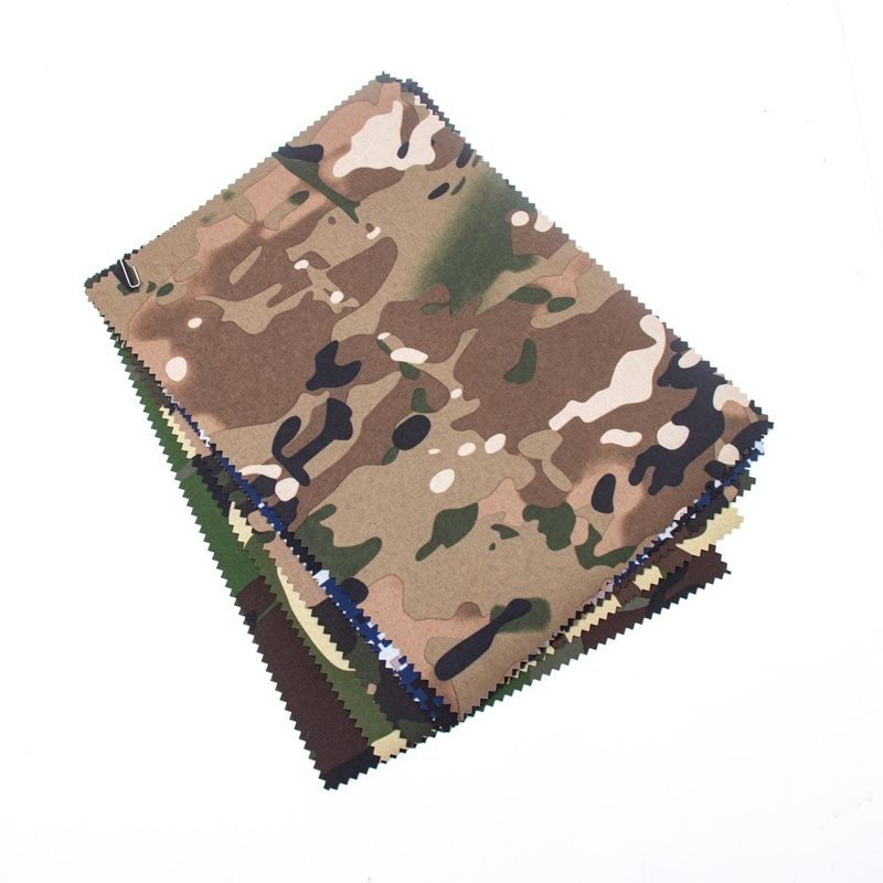 Custom Colors Camo Fabric Ripstop Camouflage Polyester Cotton Printed Nylon Fabric