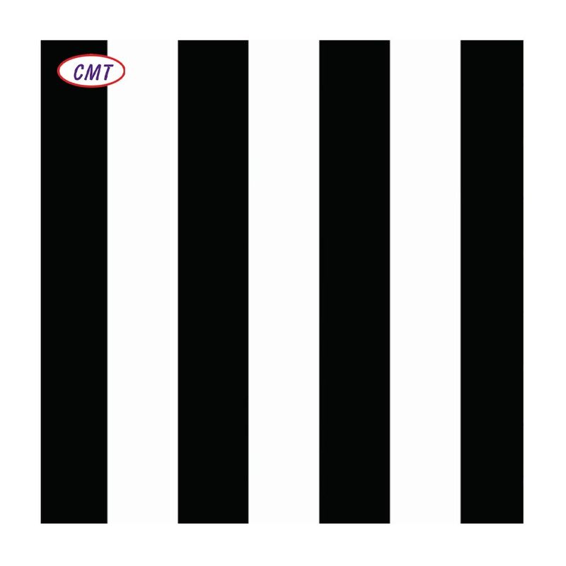 600D PU Coated Waterproof Black and White Printed Polyester Oxford Fabric for Outdoor
